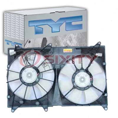 Conjunto de ventilador condensador y radiador doble TYC para Toyota Highlander du 2001-2007 Foto 1 de 4