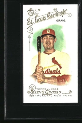 2014 Topps Allen & Ginter Mini Allen Craig #347 St. Louis Cardinals - Image 1 of 2