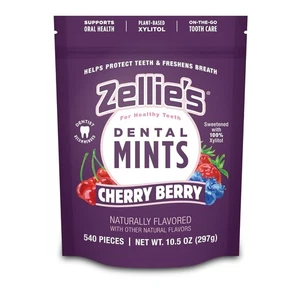 Zellie's | 100% Xylit Cherry Berry Breath Mints | No 540 Stück (1er Pack)  - Bild 1 von 7