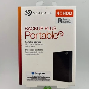 New Seagate Portable Backup Plus Portable 4TB External HDD STHP4000400 - Photo 1/4