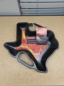 Sartén de hierro fundido Cocinaware Texas Shape asas dobles hecha en Colombia NUEVA (D5) - Imagen 1 de 3