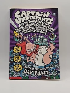 Captain Underpants Invasion by Dav Pilkey 1999 Paperback Book - Picture 1 of 7