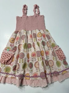 MATILDA JANE Happy & Free Sand Dollar Dress Size 6 - Picture 1 of 3