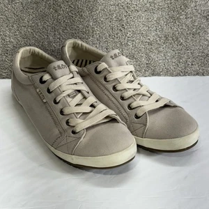 Taos Star Größe 11 hellbraune Canvas-Sneaker Damenschuhe Schnürschuhe niedrig bequem - Bild 1 von 8