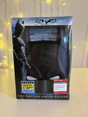 NEW SEALED LIMITED EDITION BATMAN THE DARK KNIGHT TWO DISC DVD SET W/ MASK - Image 1 of 2