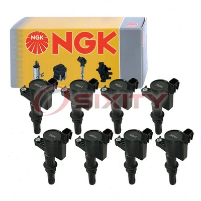 Bobina de encendido NGK de 8 piezas para bujía Ford F-250 Super Duty 2005-2008 5,4 L V8 xg Foto 1 de 4