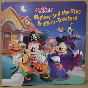 Disney Mickey & Friends - Mickey & the Five Trick or Treaters - Board Book - Imagen 1 de 2