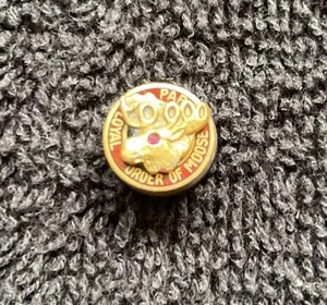 Vintage Loyal Order of Moose Lodge PAP Purity Aid Progress Pin Sterling - Picture 1 of 4