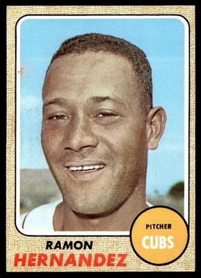 1968 Topps Ramon Hernandez Chicago Cubs #382 - Image 1 of 2