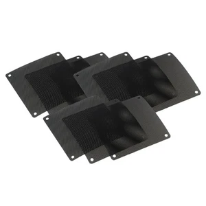 10PCS 14cm Square Computer Mesh Filter PVC Cover for Chassis Fan (Black) - Zdjęcie 1 z 12