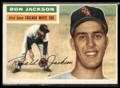 1956 Topps Ron Jackson VG-EX Set Break #186 - Image 1 of 2