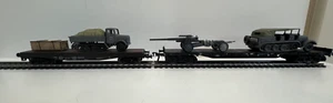 HO DR German Wehrmacht artillery supply train WWII - used w/ boxes - Picture 1 of 12
