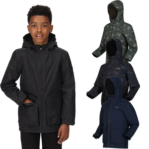 Regatta Salman Kids Boys Padded Insulated School Coat Waterproof Jacket RRP £60 - Picture 1 of 30