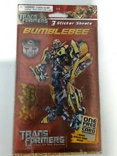 Transformers Revenge of the Fallen 3 Sticker Sheets Bumblebee