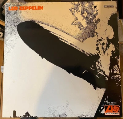 Led Zeppelin 1 Vinyl LP On Atlantic Label  Hard Rock Blues 1972 - Image 1 of 4