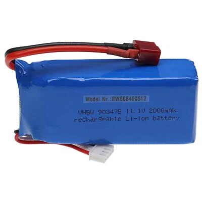 RC Akku Modellbau T-Stecker AWG16 2000mAh 11,1V - Bild 1 von 3