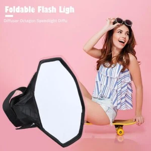 PULUZ Photography 20cm Folding Octagon Flash Light Soft Box Camera Accessories - Picture 1 of 7