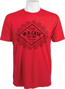 Case XX T-Shirt W.R. Case & Sons Red XL Combed Ringspun Cotton Construction - Picture 1 of 1