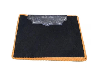 BELLA LUX Set of 4 Placemats Black Orange 13" x 19" Halloween New - Picture 1 of 4