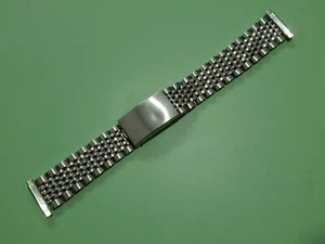 SELTEN ° Reisperlen ° gerade elastische Enden 18-21 mm Stahl Haut Taucher Armband - Bild 1 von 11