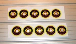 Williams FIREPOWER Pinball Machine Drop Target Decal Set - Picture 1 of 1