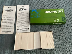 Vintage Vis-Ed ORGANIC CHEMISTRY Cards Flash Cards - Picture 1 of 13