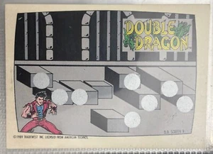 1989 Double Dragon Screen 9 Scratch Off Game Topps Trading Card - Picture 1 of 2