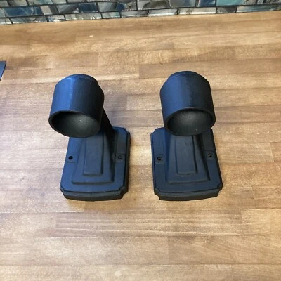 Juego de 2 soportes de lámpara de linterna fundida montados en pared negros vintage ILUMINACIÓN PROGRESIVA Foto 1 de 4