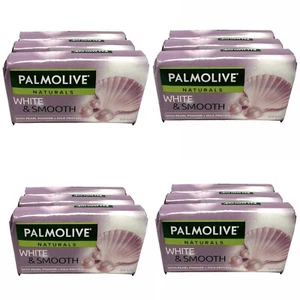 Palmolive White & Smooth mit Perlenpulver + Milcheiweißseife Riegel 2,8oz (12 Riegel) - Bild 1 von 4