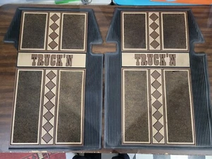 Vintage Brown Truck'n Plasticolor Floor Mats - Picture 1 of 9