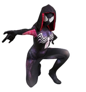 Venom Symbiote Spider Gwen Stacy Cosplay Costume Spandex 3D Superhero Zentai - Picture 1 of 9