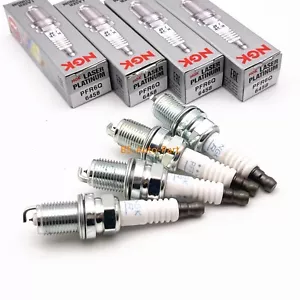 4x NGK Zündkerze PFR6Q 6458 Für Audi A3 A4 A6 Seat Ibiza VW Golf Passat Skoda - Picture 1 of 6