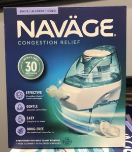 Kit de irrigador nasal Navage RSI23 - azul/blanco - Imagen 1 de 3