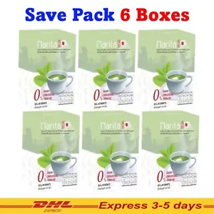 6x Narita Matcha Green Tea Instant Drink Powder Control Hunger Help Excretion - Picture 1 of 11