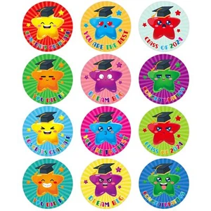 36Pcs Graduation Stickers Kindergarten Class of 2024 Graduation Label Sticker... - Picture 1 of 7