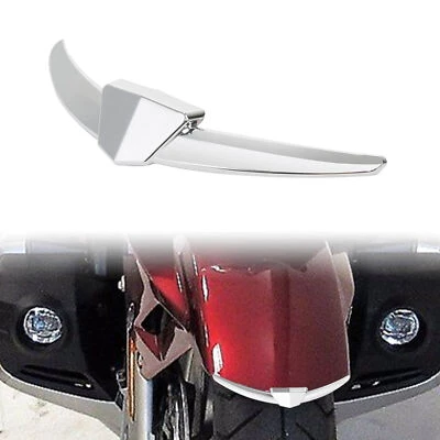 Chrome Front Fender Tip Trim Accent Fit For Honda Goldwing GL1800 2018-2025 - Image 1 of 4