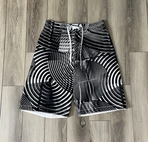 Oakley bianco nero motivo geometrico surf costume da bagno tavola pantaloncini uomo taglia 28 - Foto 1 di 8