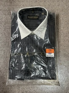 Donald J Trump Signature Collection Hemd Neu mit Etikett 17 32/33 Neu Rauchgrau - Bild 1 von 5