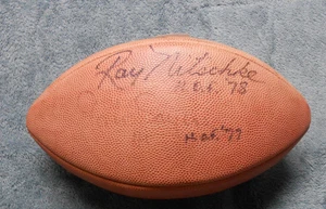Ray Nitschke and Gale Sayers Signed Wilson NFL Football - Picture 1 of 4