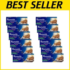 12 Stück große Ofenbeutel - Versiegelung in Säften für 8 Pfund Mahlzeiten, BPA-frei & ofenfest - Bild 1 von 11