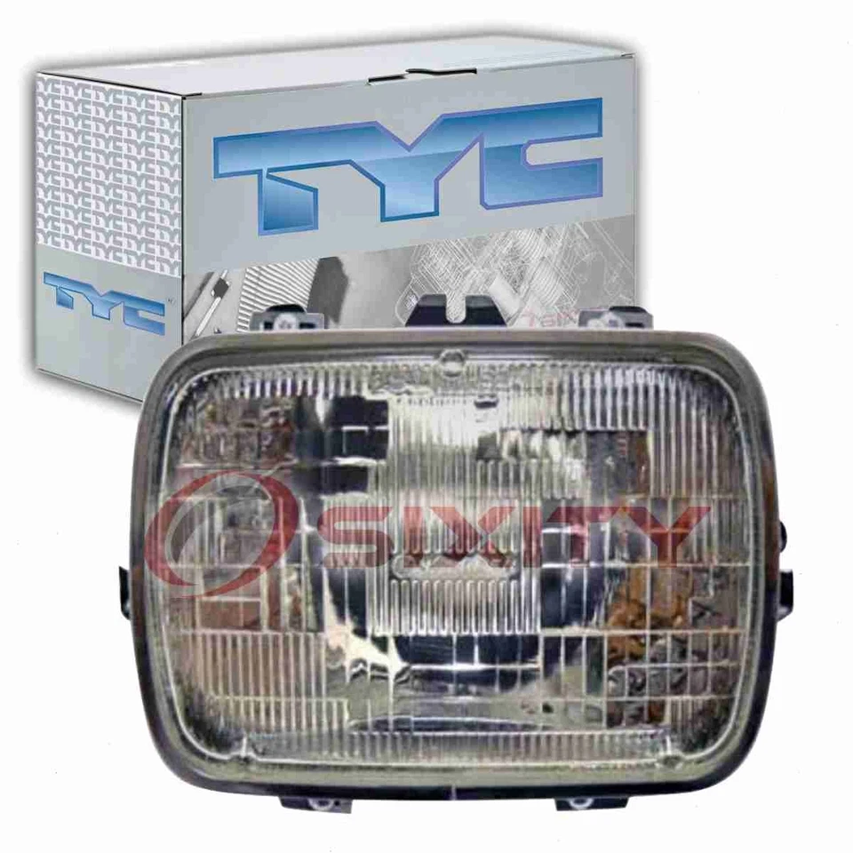 Conjunto de faros izquierdos TYC para Chevrolet S10 1982-1993 iluminación eléctrica dz Foto 1 de 4
