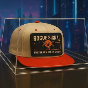 Rogue Signal And The Black Light Choir Hut, abnehmbarer Metall Patch, Snapback - Bild 1 von 1