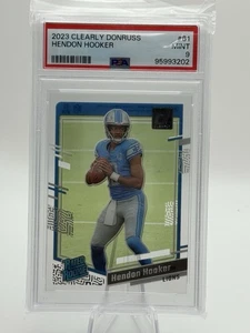 2023 Clearly Donruss Hendon Hookier Rated Rookie PSA 9 - Picture 1 of 2