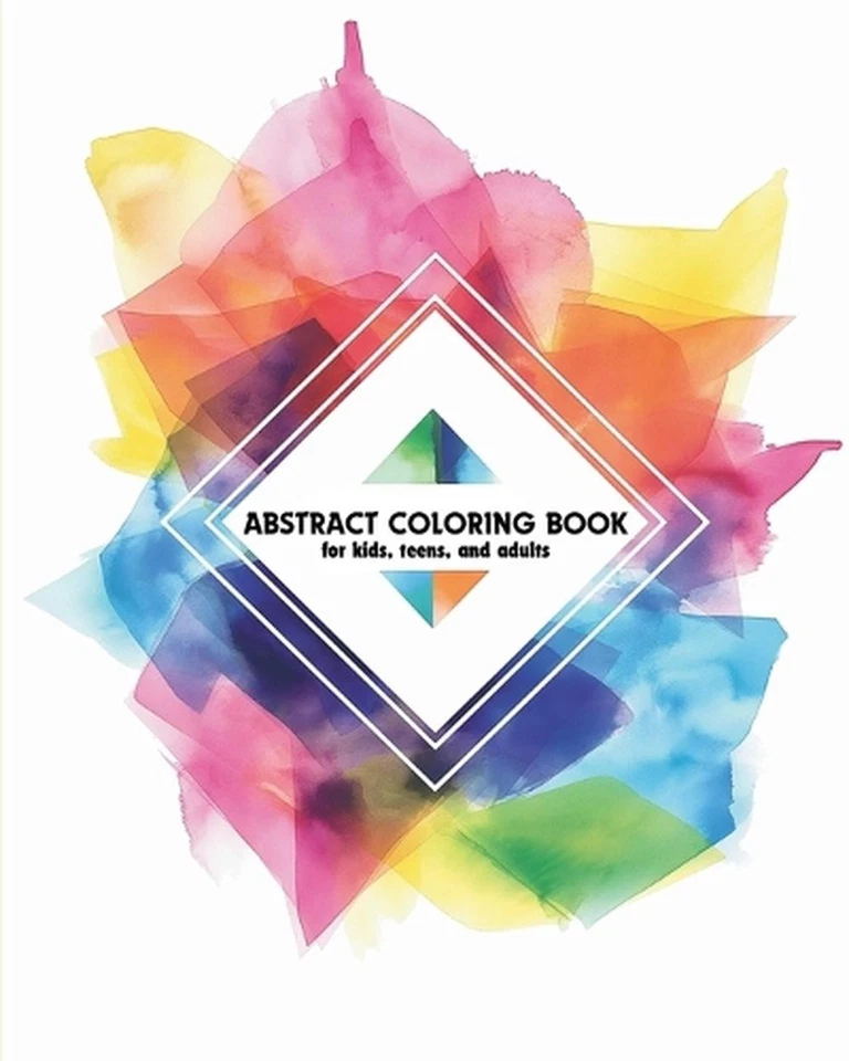 Abstract coloring book: Relaxing and simple designs, calmness book for kids, tee - Image 1 of 1