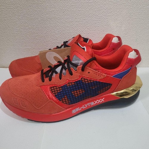 Scarpe da ginnastica Asics Gel Lyte XXX uomo 9.0US rosse mai usate