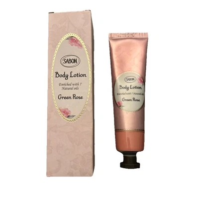 Натуральные масла лосьона для тела SABON Green Rose 7 1,7 жидкой унции 50 мл с коробкой - Изображение 1 из 4