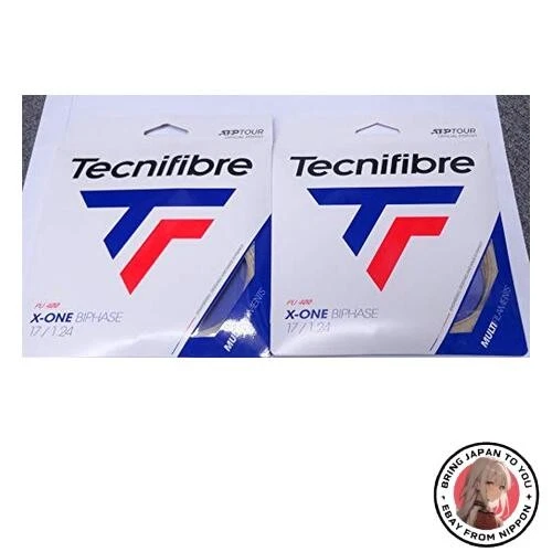 Nouveau Tecnifibre X-ONE BIPHASE 1,24mm 12m Single Sheet TFG201 Natural (lot ... - Photo 1/1
