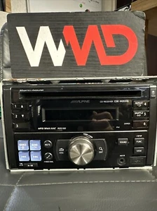 Reproductor de CD Alpine MP3 WMA AAC, estuche y cables. Sonido estéreo para auto CDE-W203Ri - Imagen 1 de 7