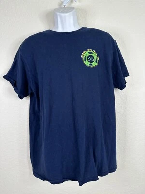 Camiseta manga corta bien usada para hombre talla L azul marino carrete Em todo en tema de pesca Foto 1 de 4