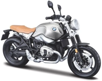 BMW Scrambler R nineT - silver / black - Maisto 1:12 - Immagine 1 di 4